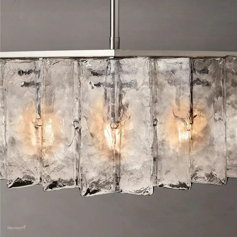 Latticy Rectangular Chandelier 49" - Zonesus