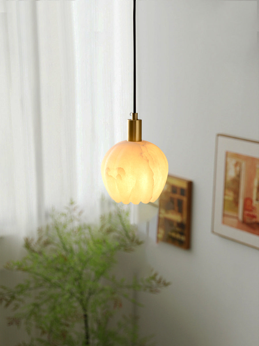 Lilin Alabaster Pendant Light - Zonesus