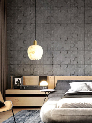 Lilin Alabaster Pendant Light - Zonesus