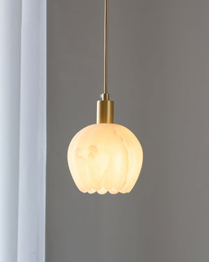 Lilin Alabaster Pendant Light - Zonesus