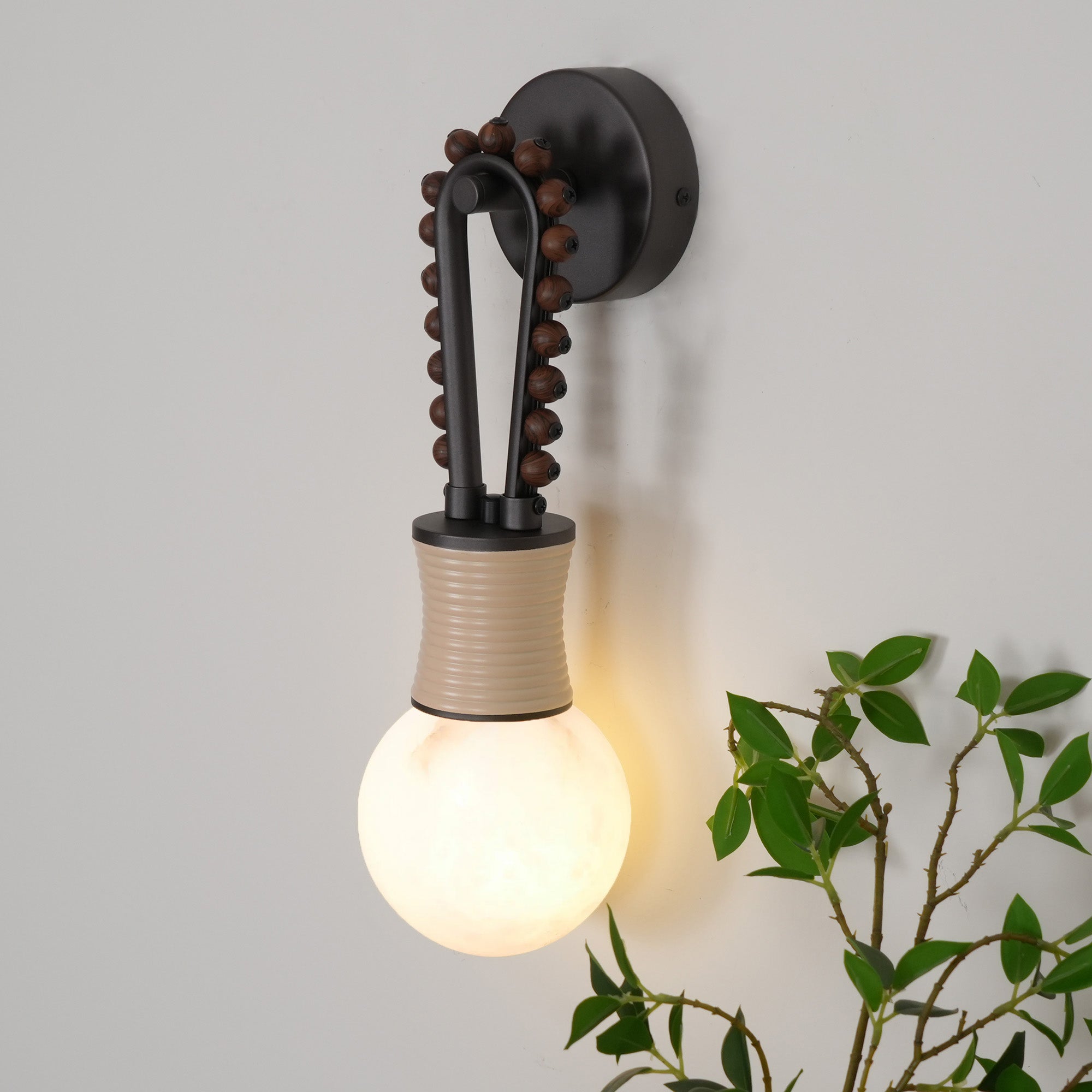 Loop Alabaster Wall Lamp - Zonesus