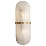 Charlene Marble Mirror Front Wall Sconce - Zonesus