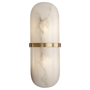 Charlene Marble Mirror Front Wall Sconce - Zonesus