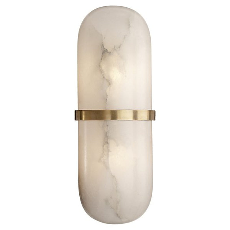 Charlene Marble Mirror Front Wall Sconce - Zonesus