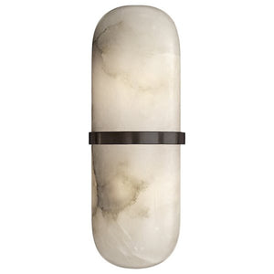 Charlene Marble Mirror Front Wall Sconce - Zonesus
