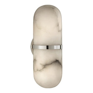 Charlene Marble Mirror Front Wall Sconce - Zonesus
