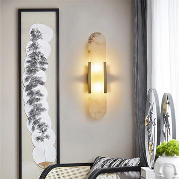 Charlene Marble Wall Sconce - Zonesus