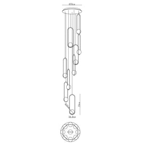 Mila Combination Chandelier - Zonesus