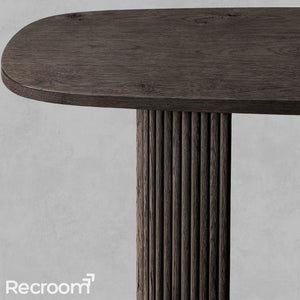 Muelho Plank Wood Console Table - Zonesus