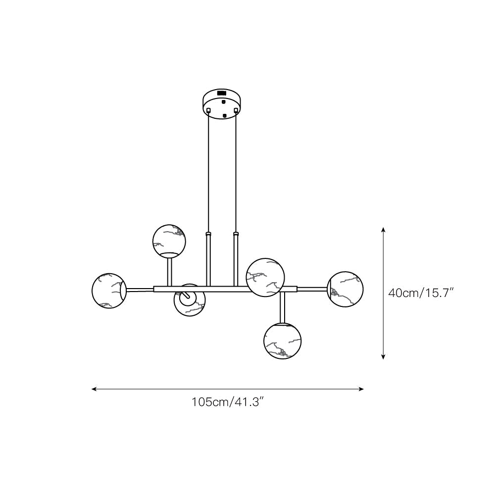 Maytoni Alabaster Chandelier - Zonesus
