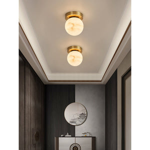 Melange Alabaster Ceiling Light - Zonesus