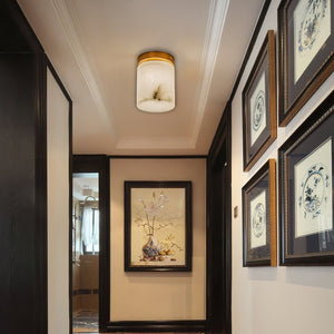 Melange Alabaster Ceiling Light - Zonesus