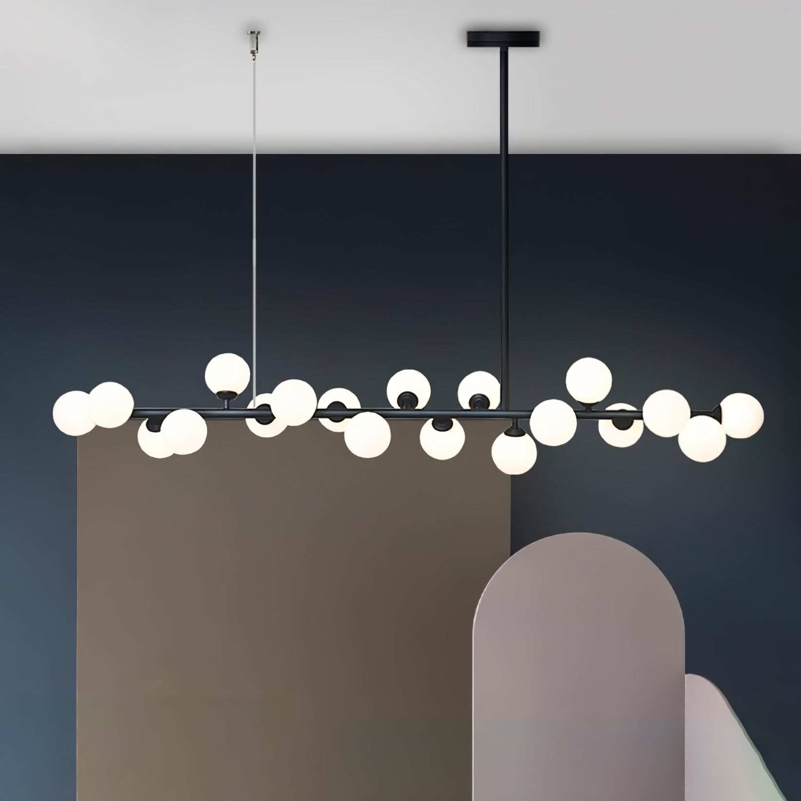 Linear Balls Chandelier - Zonesus
