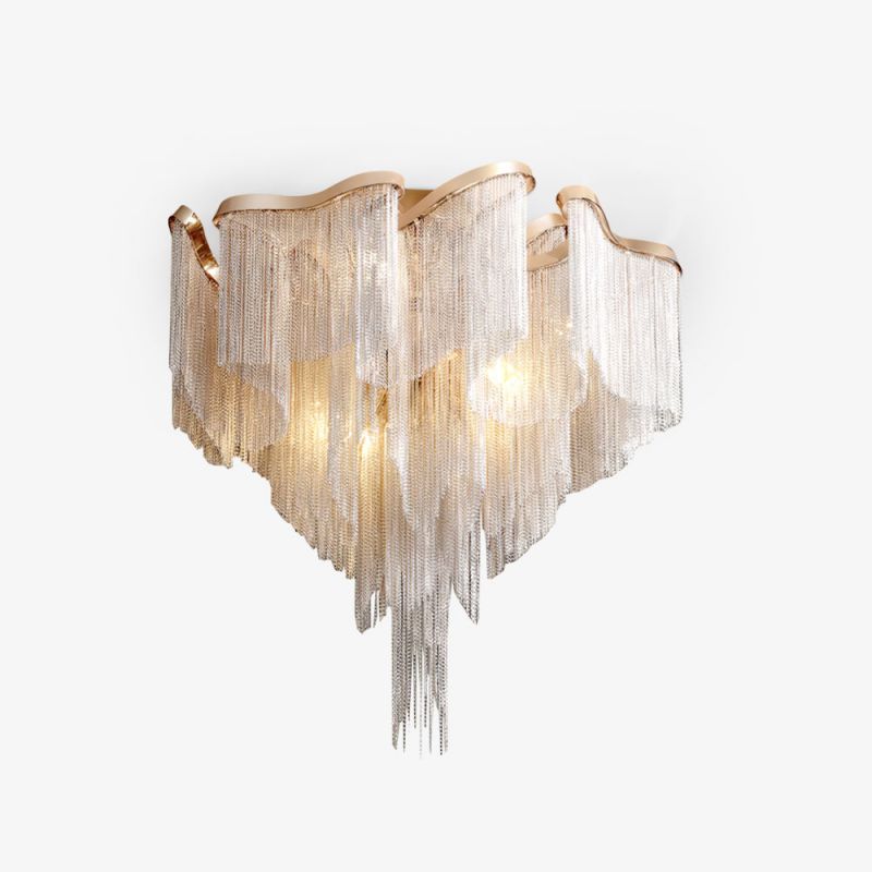 Modern Aluminum Chain Tassel Pendant - Zonesus