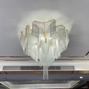 Modern Aluminum Chain Tassel Pendant - Zonesus
