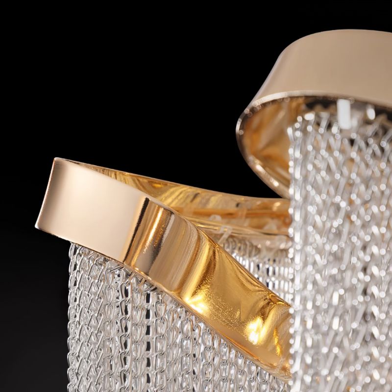 Modern Aluminum Chain Tassel Pendant - Zonesus