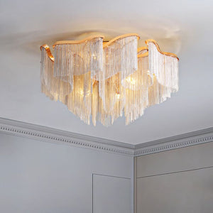 Modern Aluminum Chain Tassel Pendant - Zonesus
