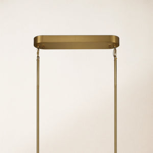 Moira Alabaster Oval Chandelier 43"W#Finish_Gold