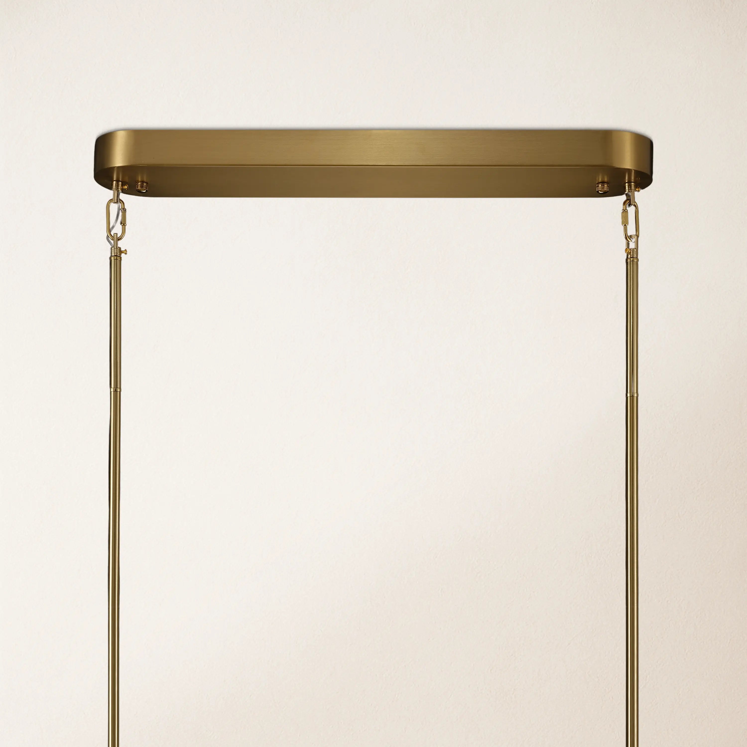 Moira Alabaster Oval Chandelier 58"W#Finish_Gold