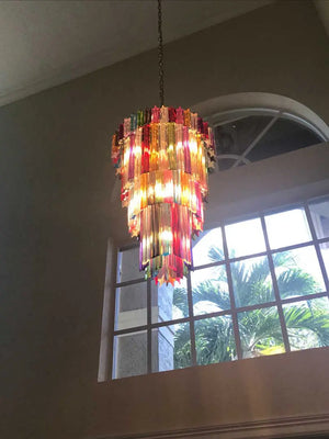 Murano Chandelier – 111 prisms – Multi - Zonesus