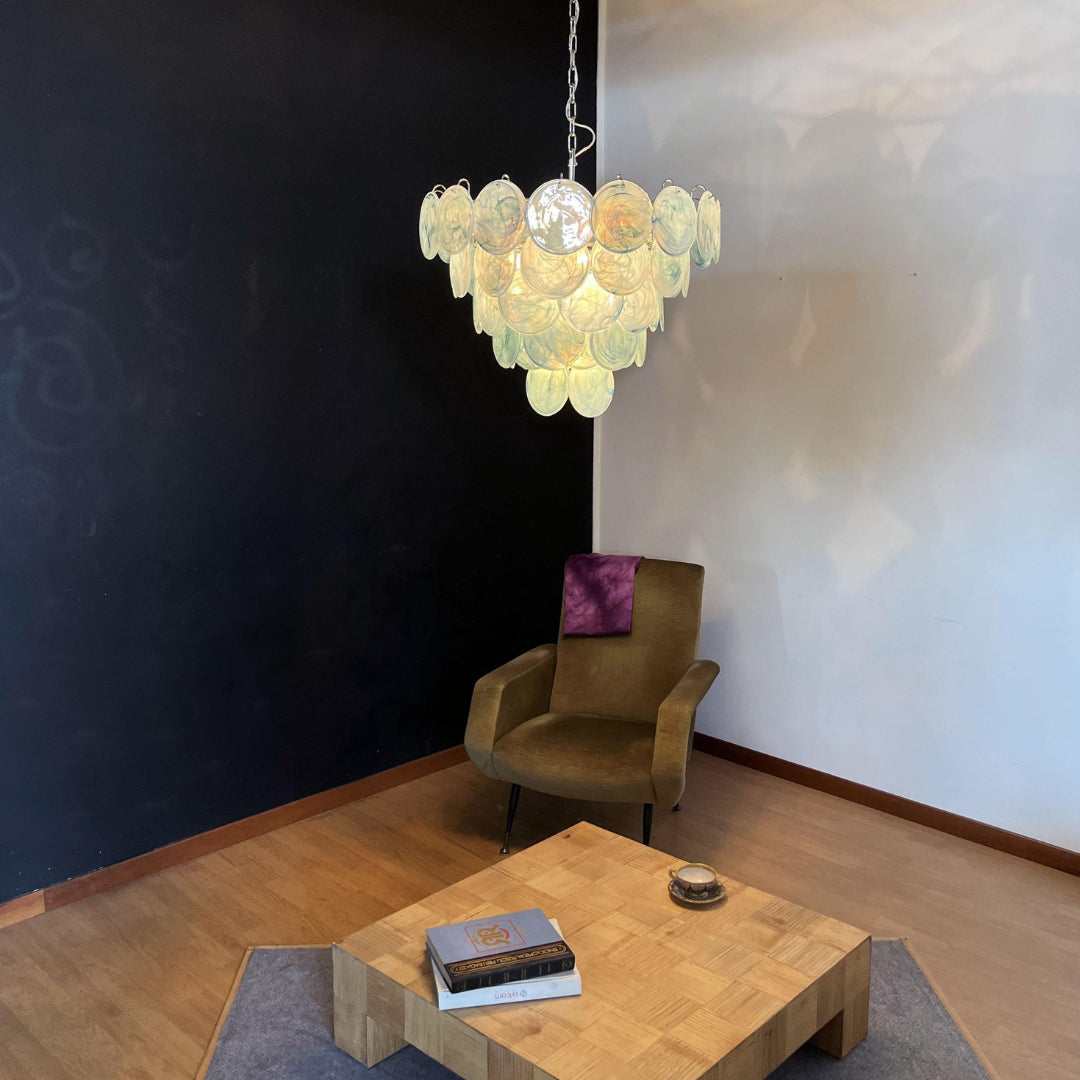Murano Chandelier 57 Blue - Zonesus