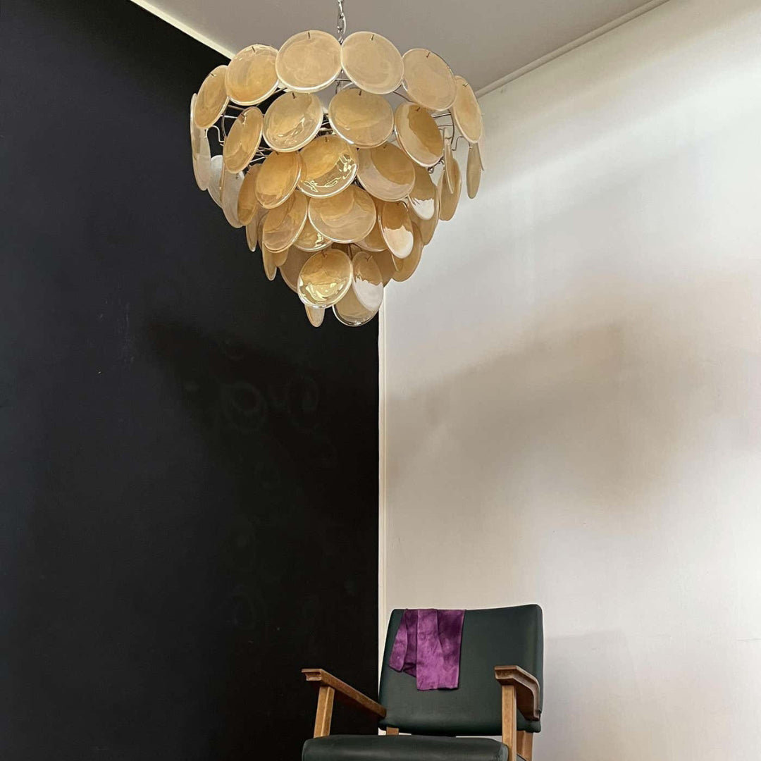 Murano Chandelier 57 Gold - Zonesus