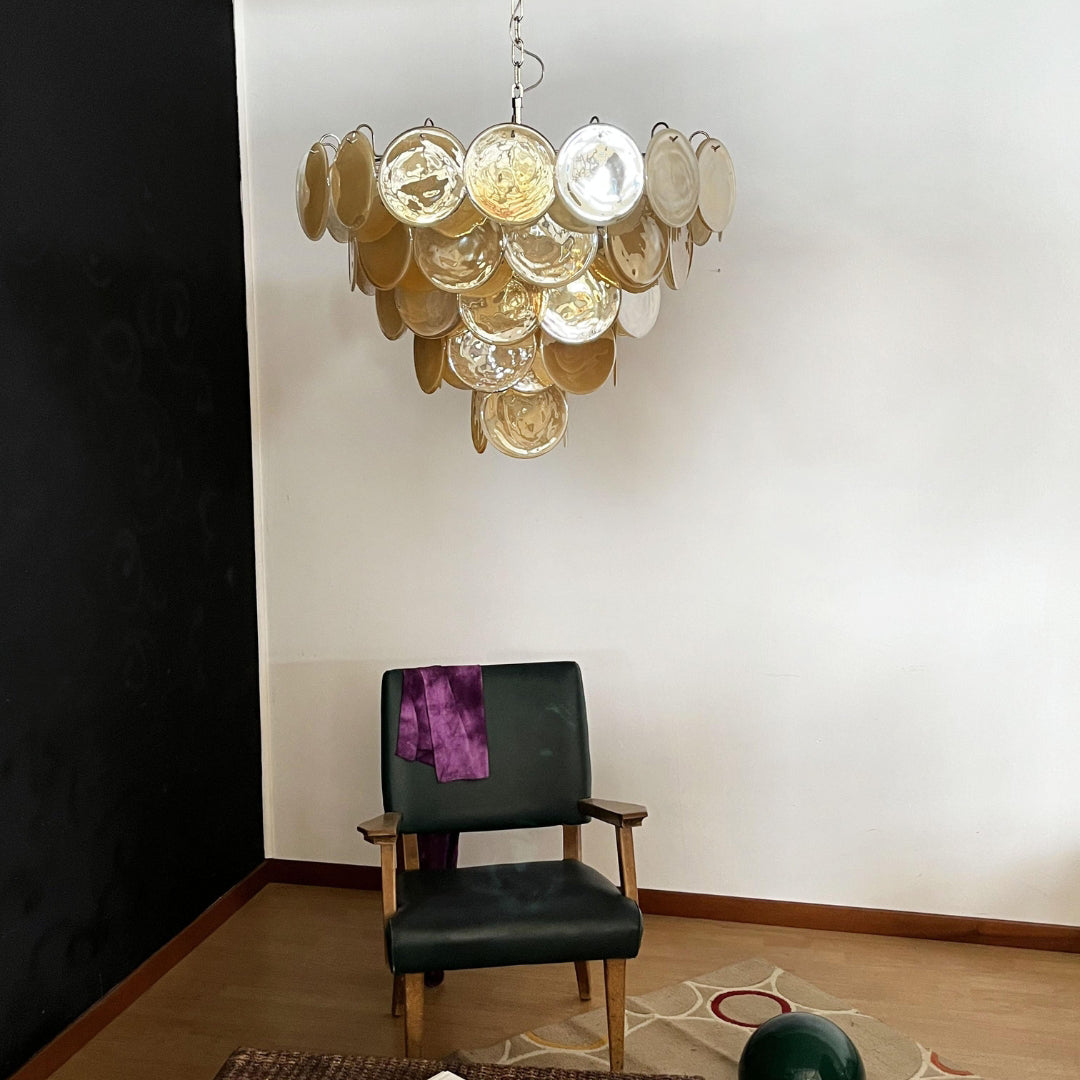 Murano Chandelier 57 Gold - Zonesus