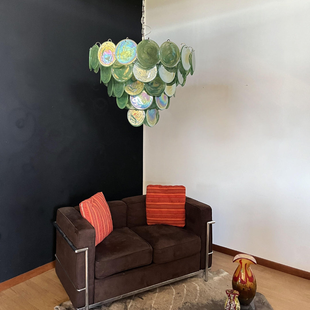 Murano Chandelier 57 Green - Zonesus