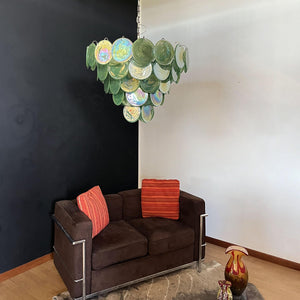 Murano Chandelier 57 Green - Zonesus
