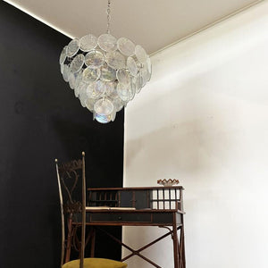 Murano Chandelier 57 Iridescent Glass - Zonesus