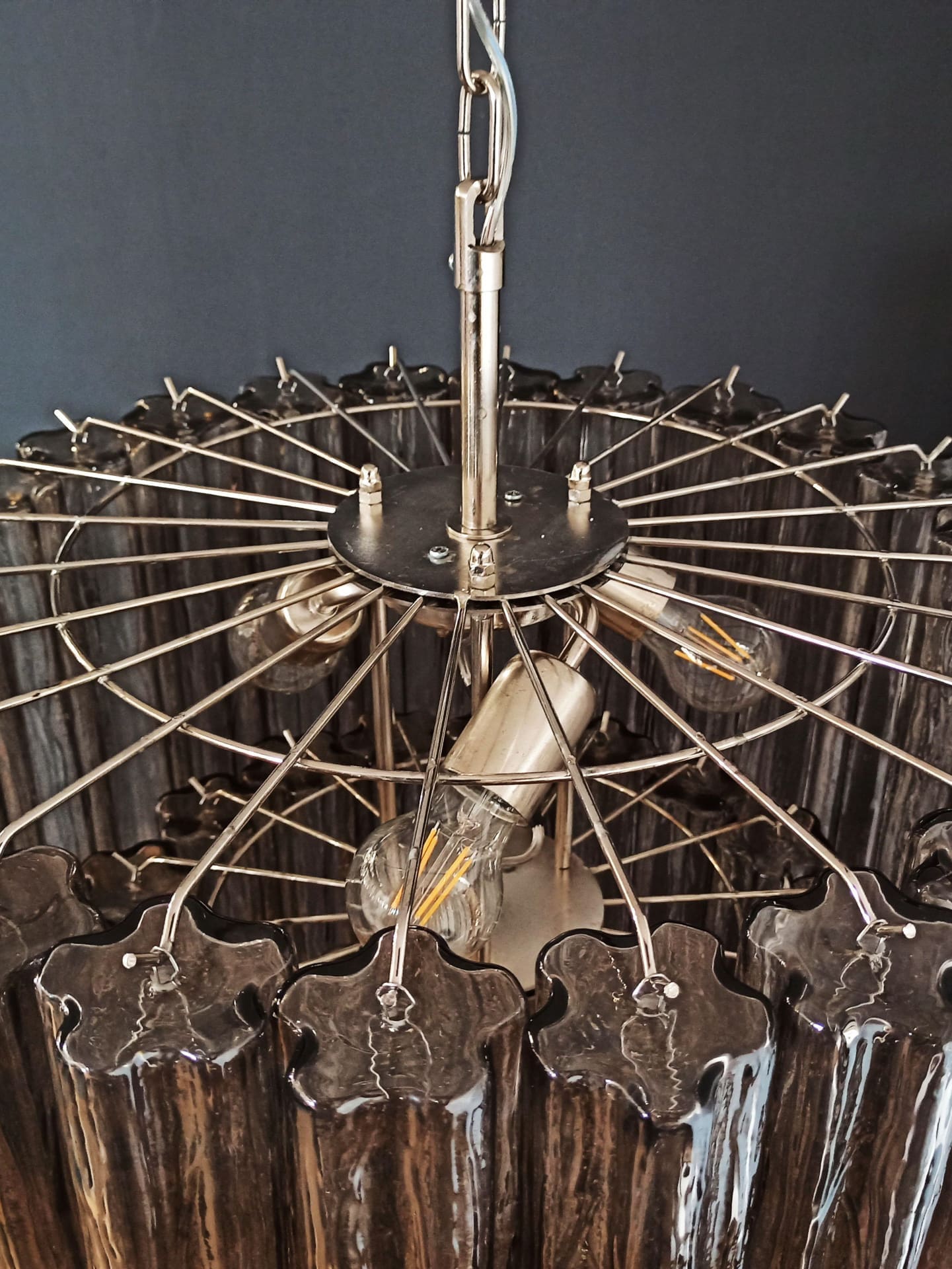 Murano Chandelier – 78 tubes – Smoked - Zonesus