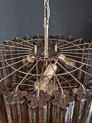 Murano Chandelier – 78 tubes – Smoked - Zonesus