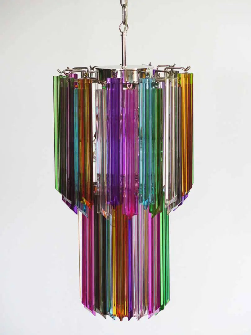 Murano Chandelier – Quadriedri – 46 prisms – Multi - Zonesus