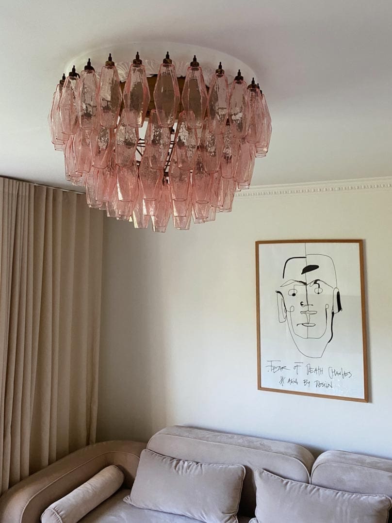 Murano Chandelier – Poliedri – 84 glasses - Zonesus