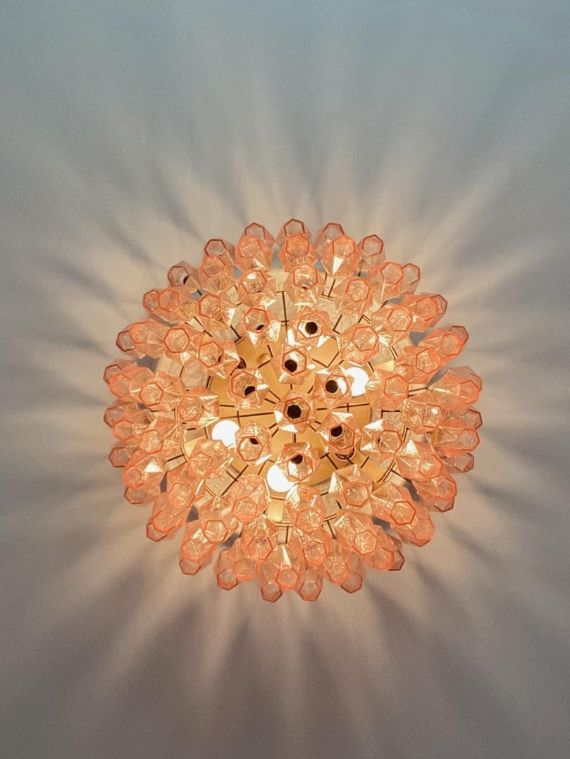 Murano Chandelier – Poliedri – 84 glasses - Zonesus