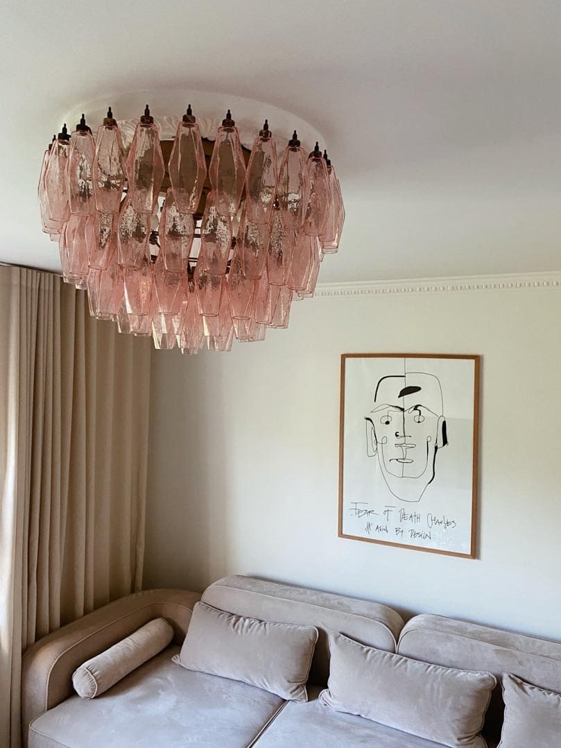 Murano Chandelier – Poliedri – 84 glasses - Zonesus