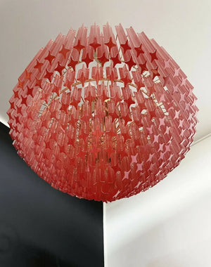 Murano Chandelier – 265 prisms – Pink - Zonesus
