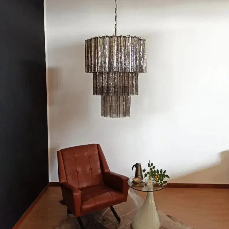 Murano Chandelier – 52 tubes – Smoked - Zonesus