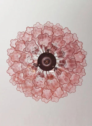 Murano Chandelier – 52 tubes – Pink - Zonesus