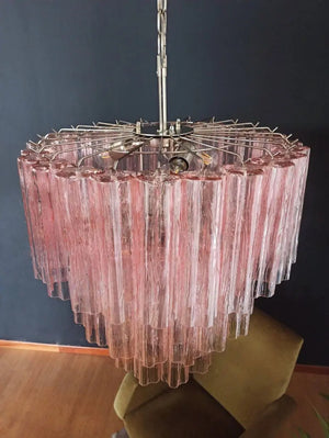 Murano Chandelier – 52 tubes – Pink - Zonesus