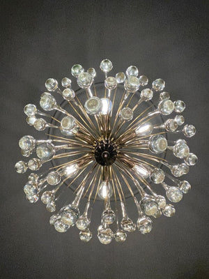 Vintage – Murano chandelier – Teardrop – 68 drops – Clear - Zonesus