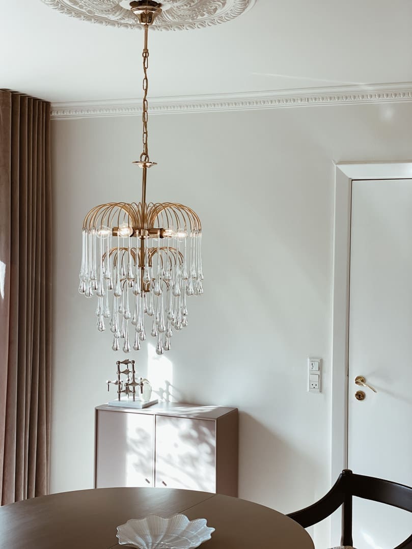 Vintage – Murano chandelier – Teardrop – 68 drops – Clear - Zonesus