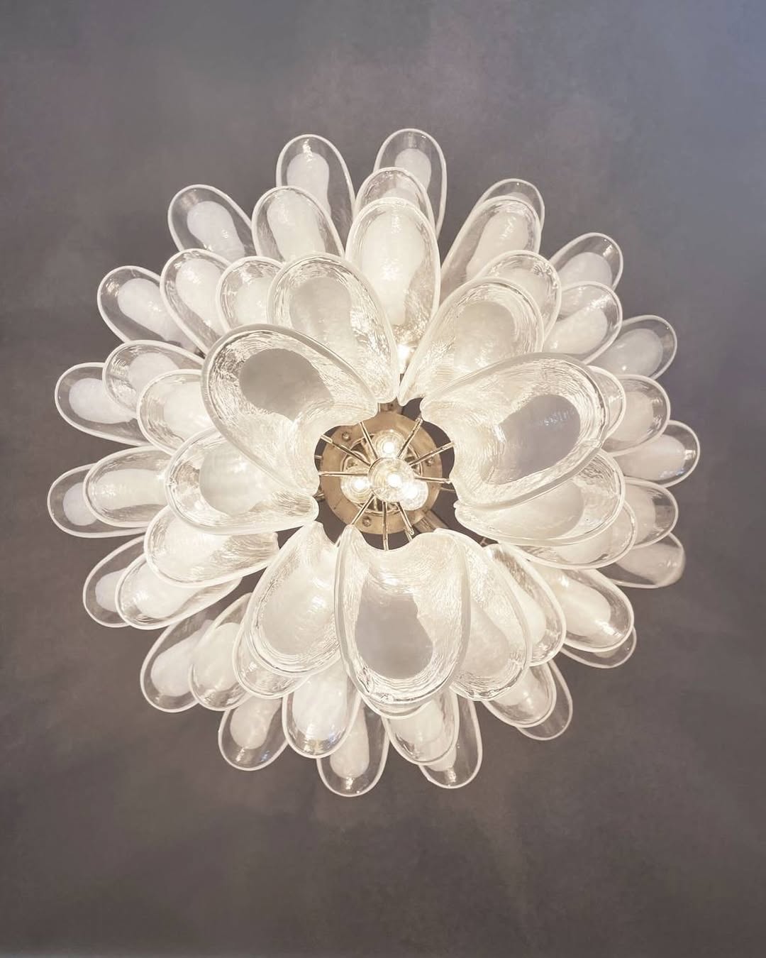 Murano Chandelier – 75 petals – Transparent - Zonesus