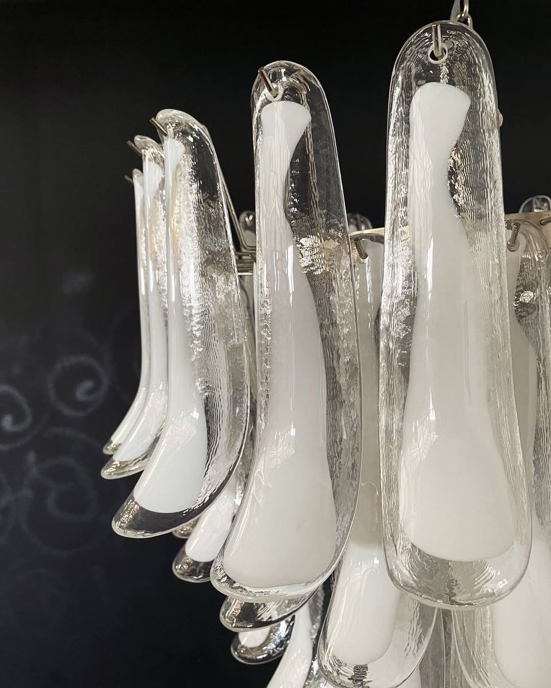 Murano Chandelier – 75 petals – Transparent - Zonesus