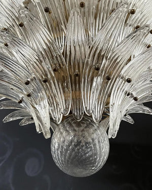 Murano Chandelier – Palmette – 163 glasses – Smoked - Zonesus