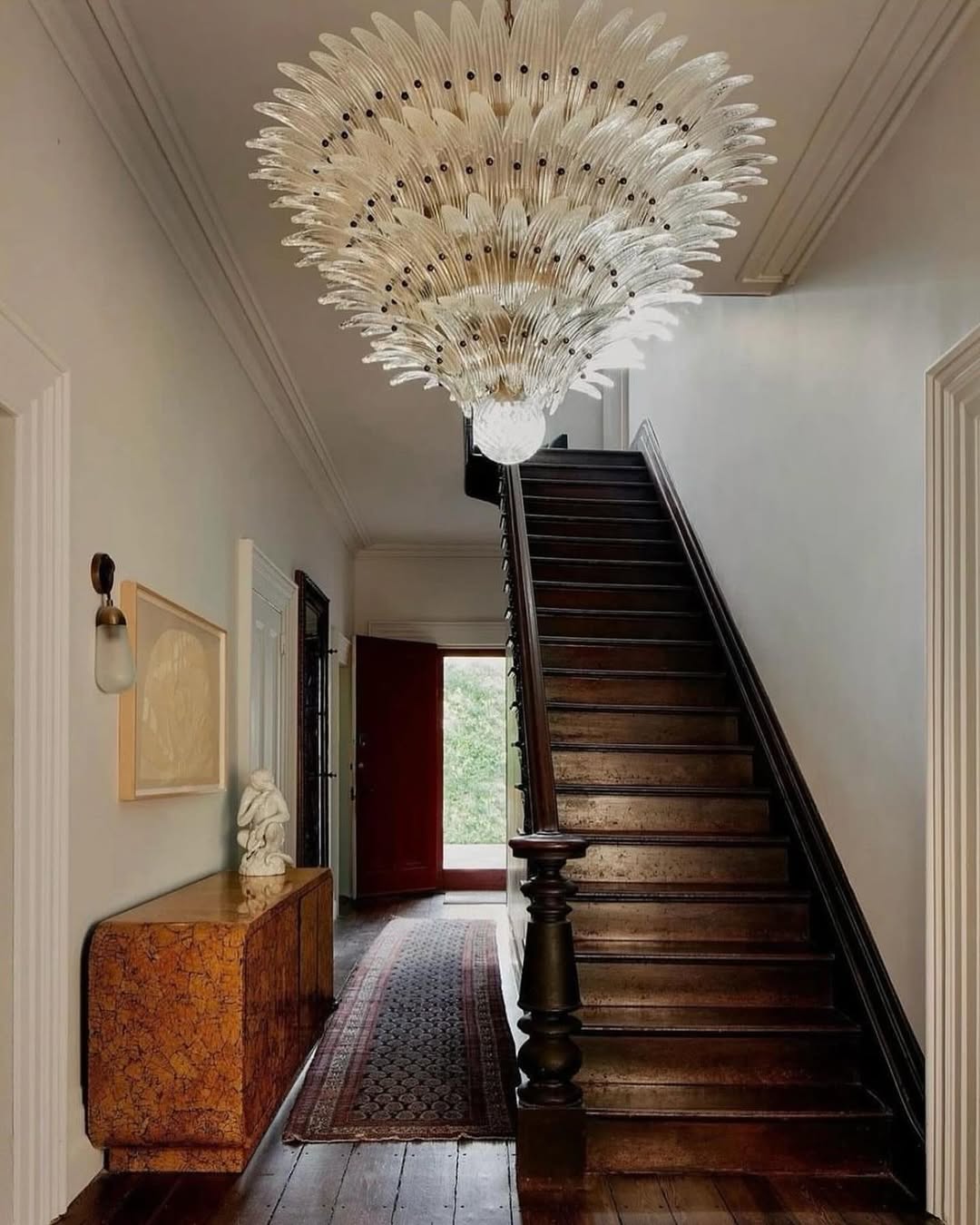 Murano Chandelier – Palmette – 163 glasses – Smoked - Zonesus