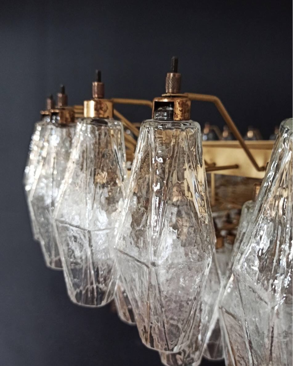 Murano Chandelier – Poliedri – 185 glass – Iridescent - Zonesus