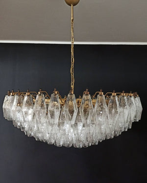 Murano Chandelier – Poliedri – 185 glass – Iridescent - Zonesus