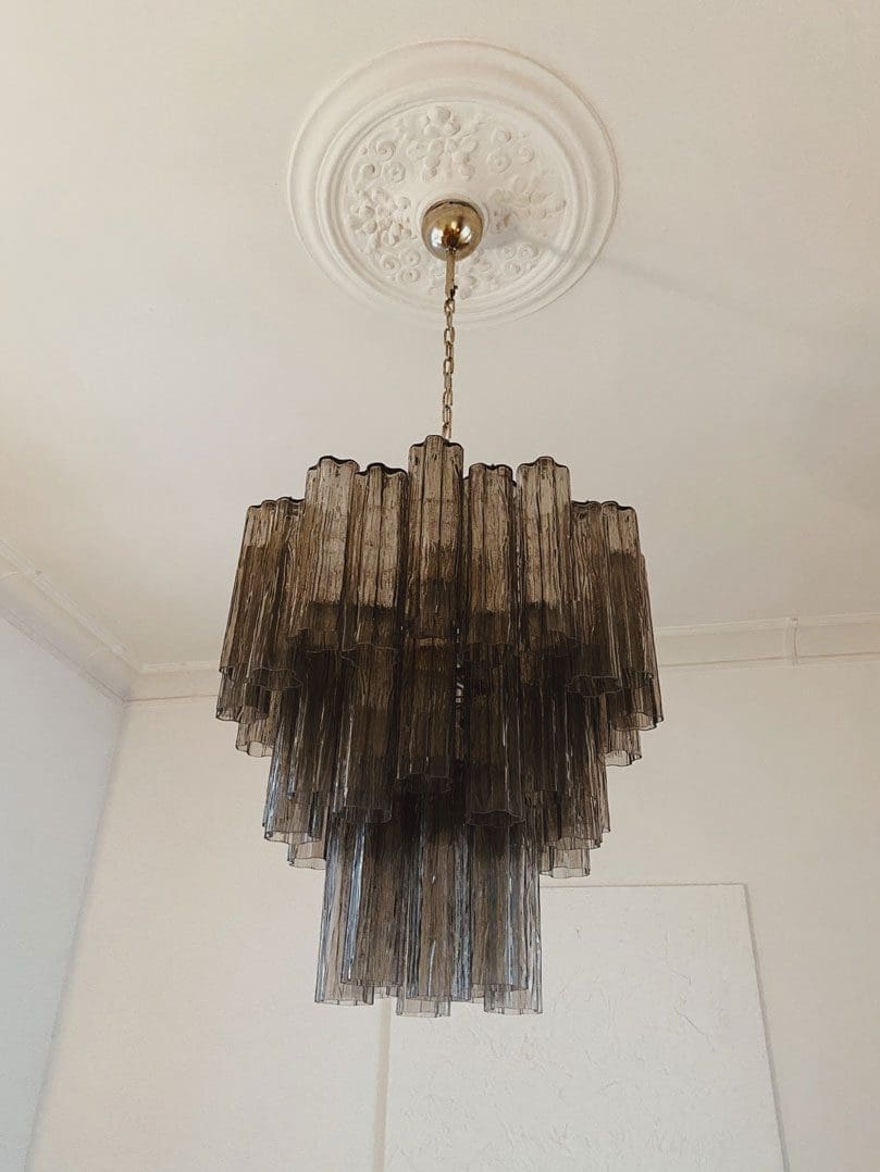 Murano Chandelier – 48 tubes – Smoked - Zonesus