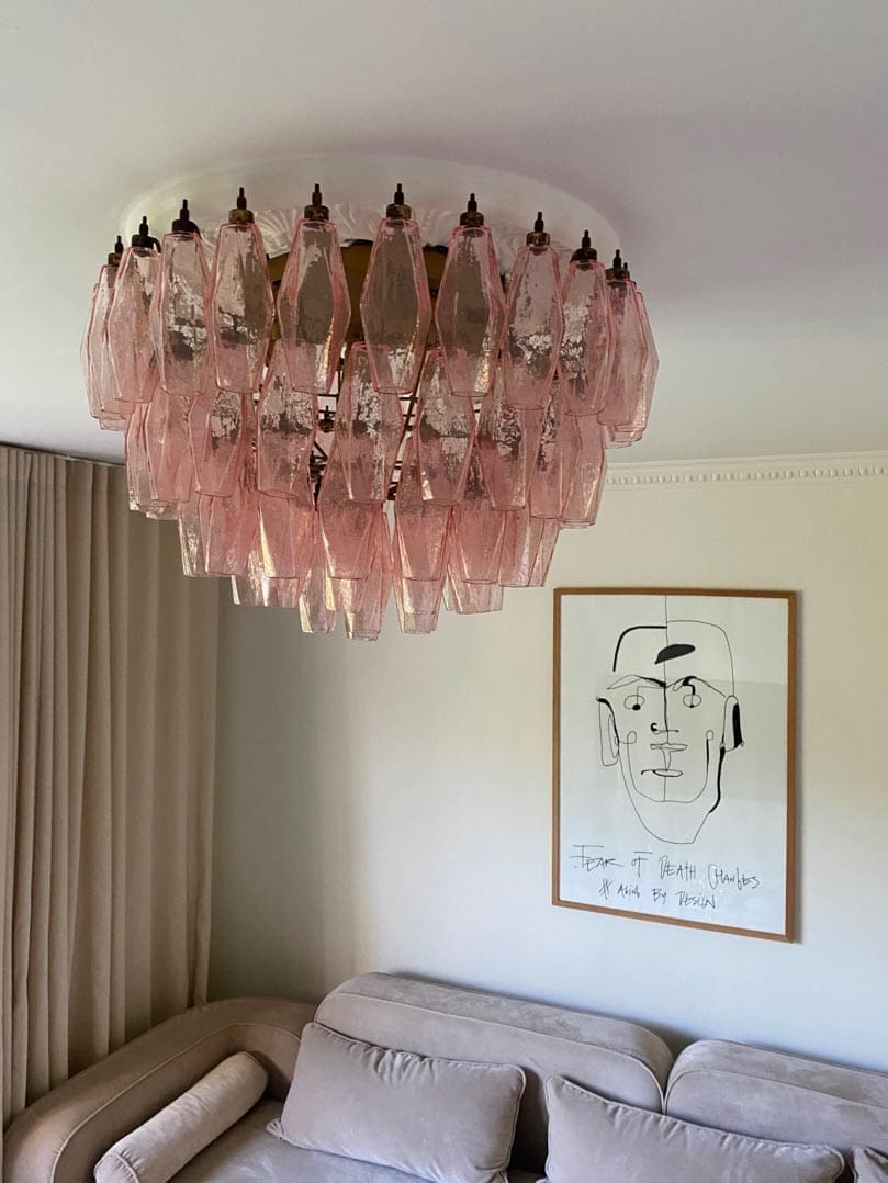 Murano Chandelier – Poliedri – 84 glasses - Zonesus